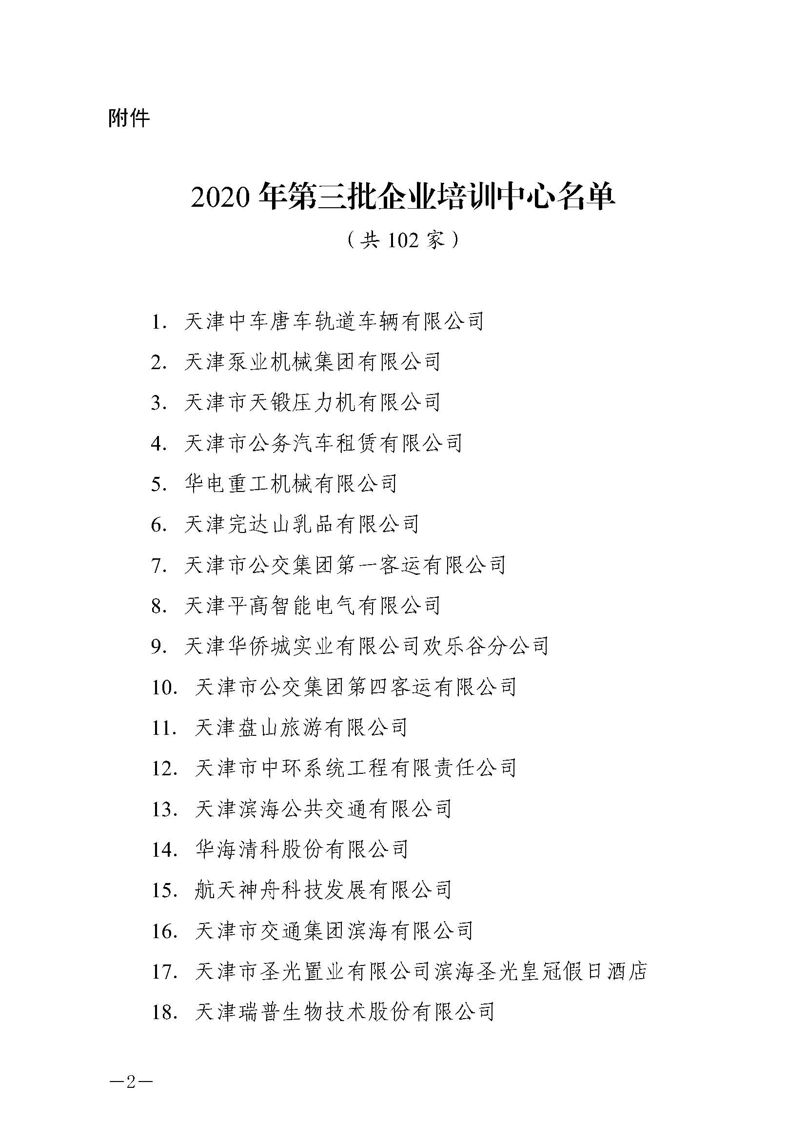 津人社办函�021�号—市人社局关于公布2020年第三批企业培训中心名单的通知_页面_2.jpg