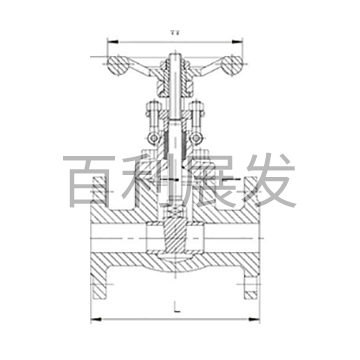 国标法兰闸阀